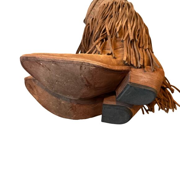 Liberty black Vegas fringe boots - Picture 7 of 9